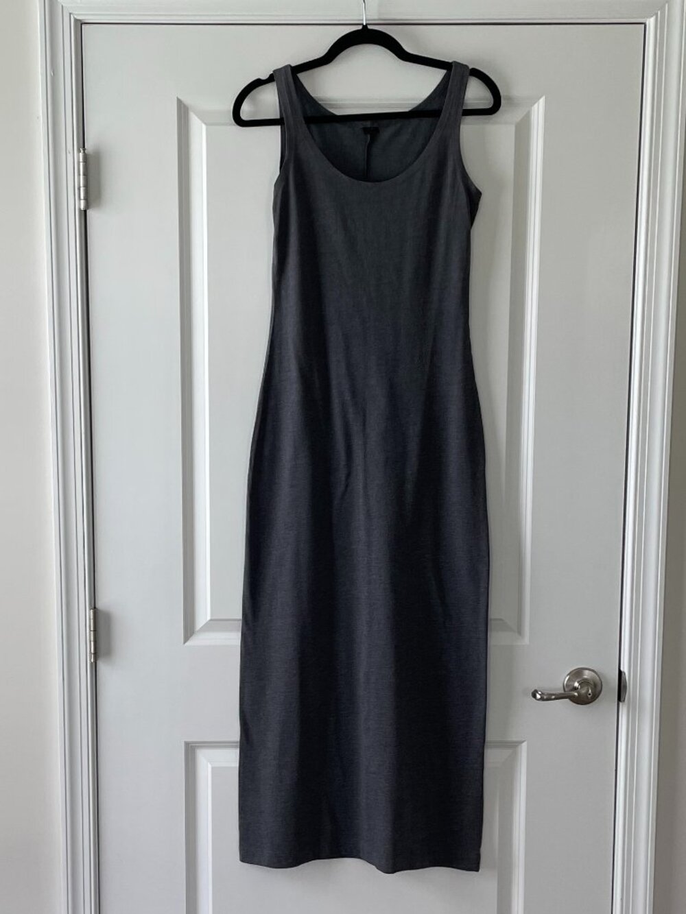 Peruvian Connection Summer 2013 Charcoal Gray Tank Maxi Dress Size: XS